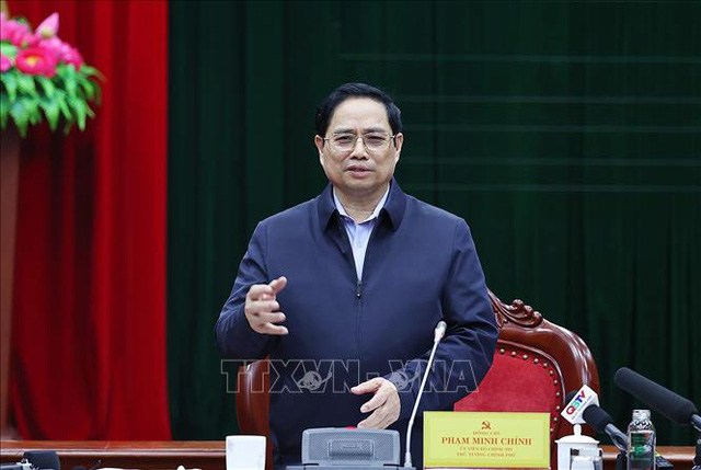 Thủ tướng làm việc với lãnh đạo chủ chốt tỉnh Quảng Bình