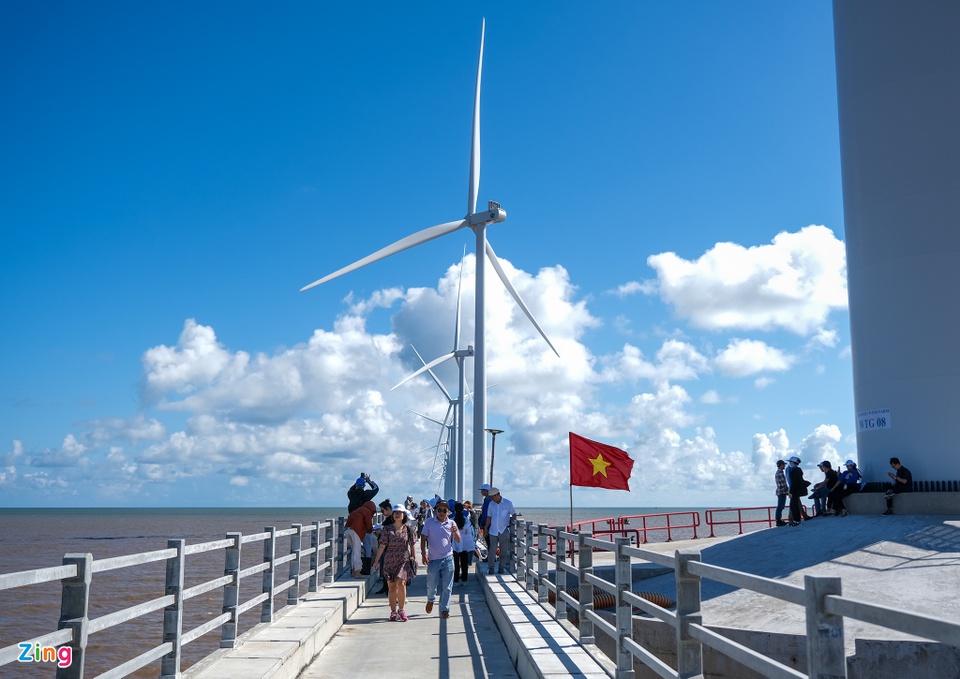Công trình điện gió nghìn tỷ ở Bạc Liêu thành khu du lịch