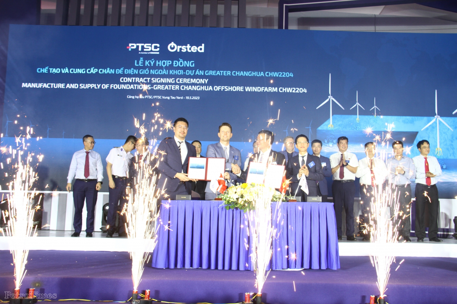 PTSC ký hợp đồng chế tạo và cung cấp chân đế điện gió ngoài khơi cho Đài Loan (Trung Quốc)