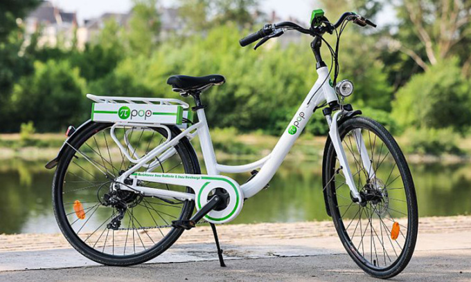 Xe đạp điện thân thiện với môi trường không sử dụng pin lithium