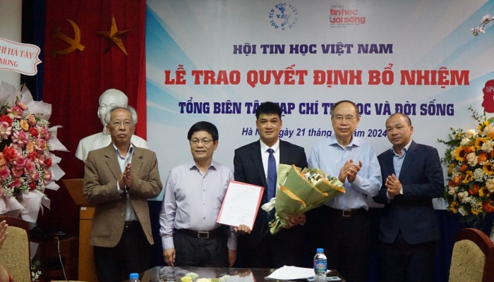 Bổ nhiệm Tổng Biên tập Tạp chí Tin học và Đời sống