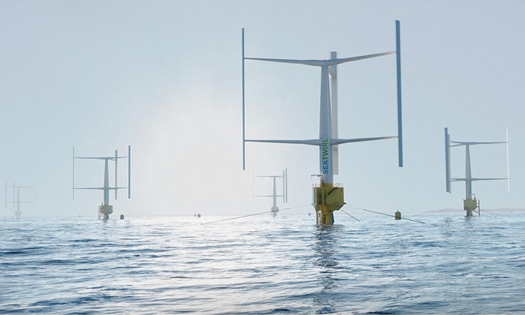 Turbine gió nổi trục dọc công suất 1 MW