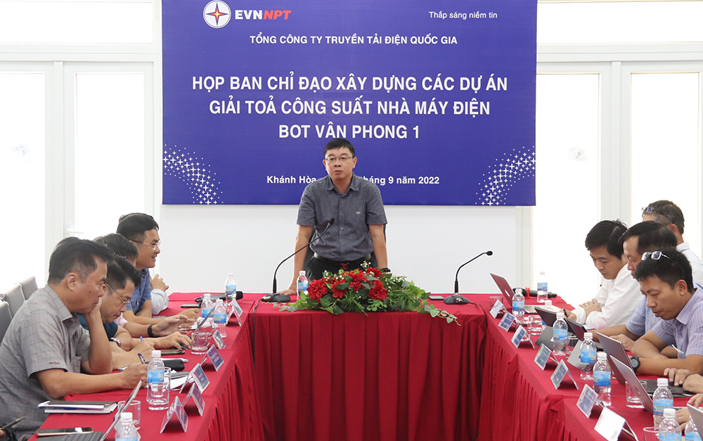 Rà soát tiến độ cụm dự án giải tỏa công suất NMNĐ BOT Vân Phong 1