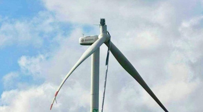 Đang tích cực khắc phục sự cố cánh quạt điện gió ở Gia Lai