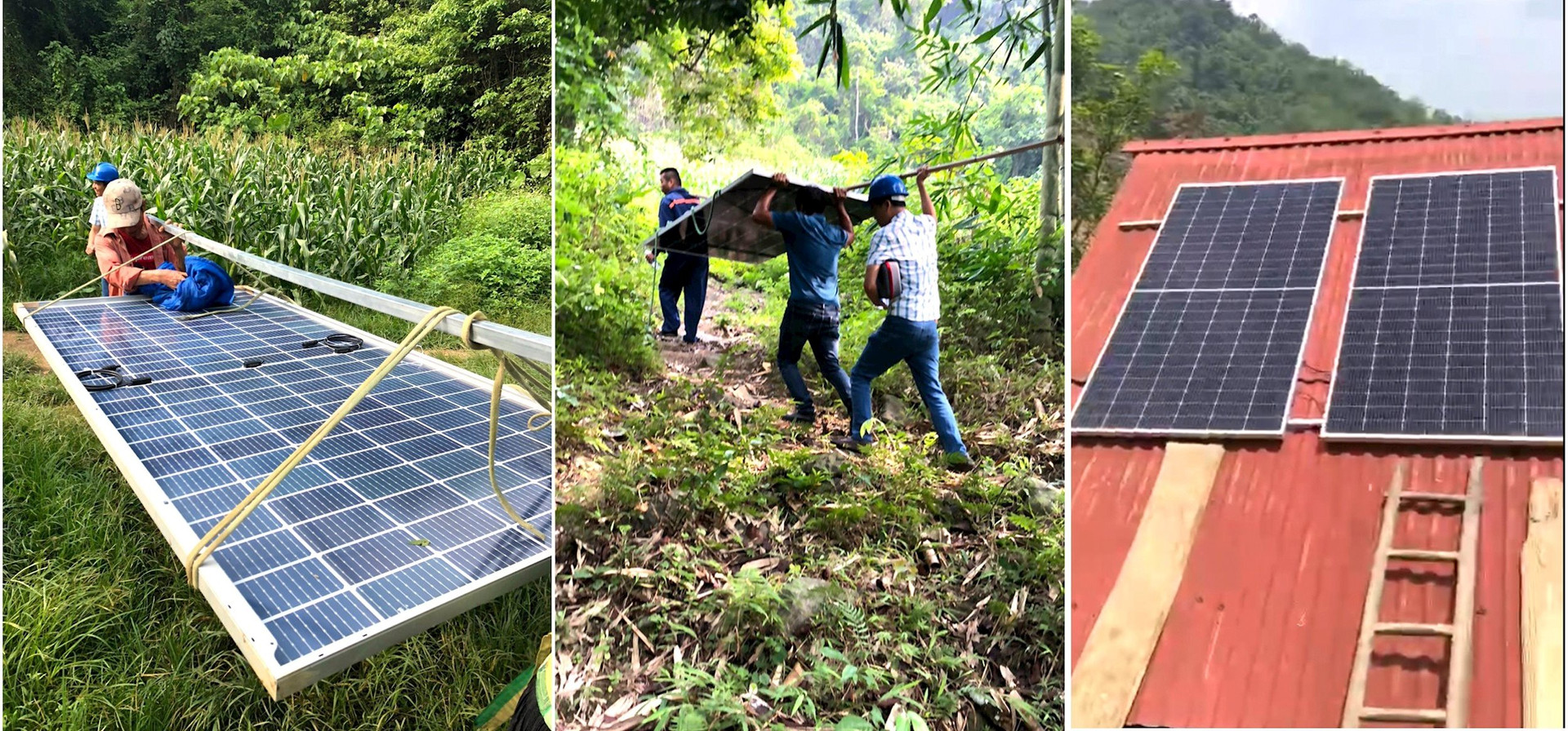 Thái Nguyên: Công ty Thăng Long lắp đặt miễn phí điện năng lượng từ mặt trời cho đồng bào dân tộc nghèo