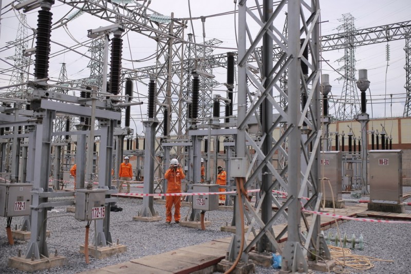 Quảng Trị: Dự án Nhà máy điện gió Hướng Linh 3 hoàn thành đấu nối trạm biến áp